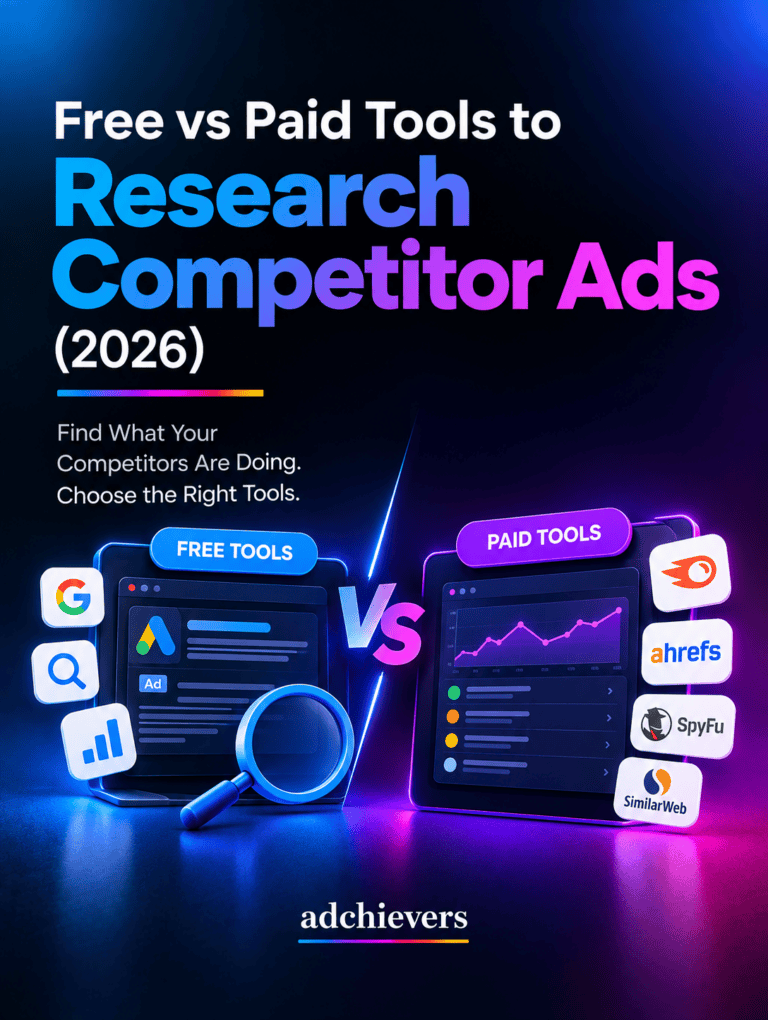 Free vs Paid Tools to Research Competitor Ads