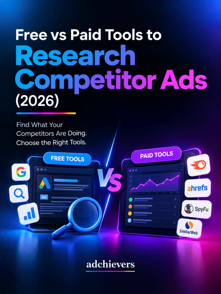 Free vs Paid Tools to Research Competitor Ads